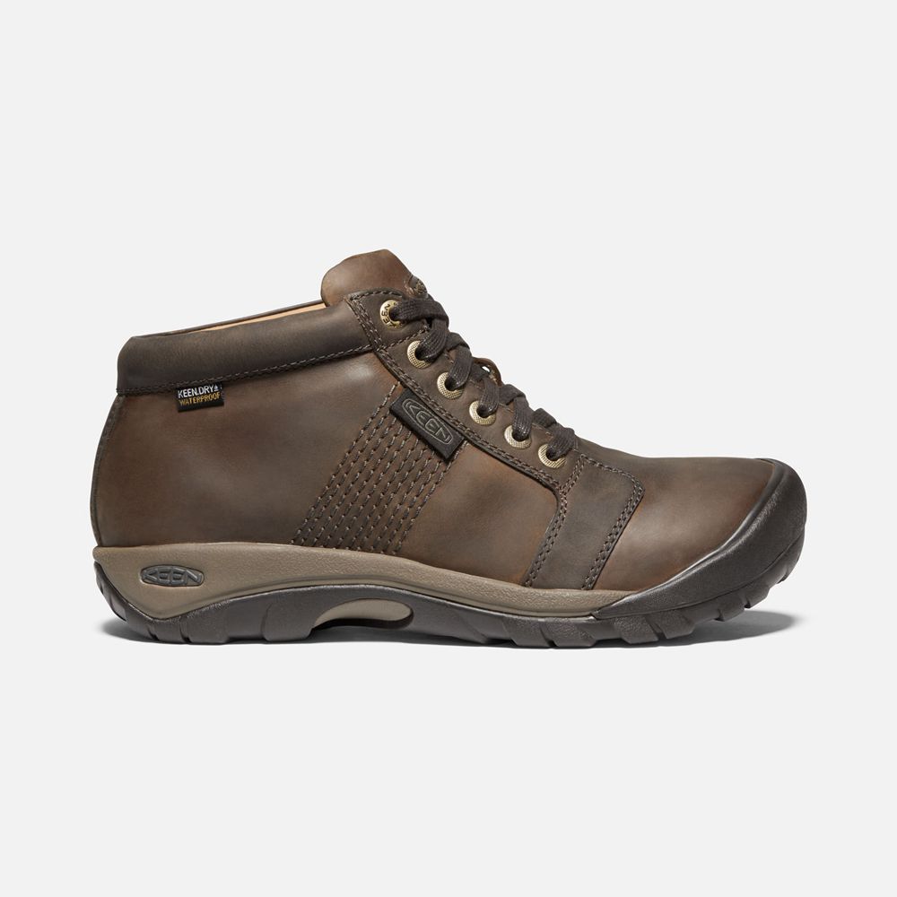 Keen Sneaker Bot Erkek Kahverengi - Austin Waterproof - Türkiye IXUM26103